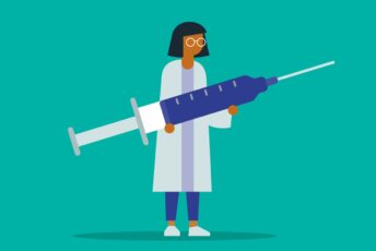 Spritzen beim Mann mit Hämophilie A